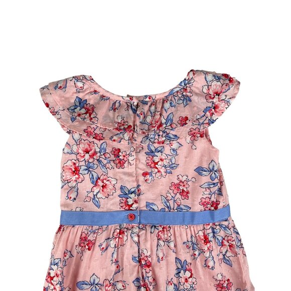 Janie & Jack Pink Floral Dress Size 2T - Picture 6 of 8